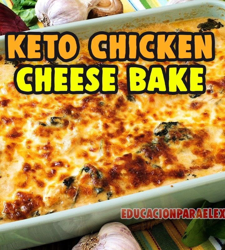 Keto Chicken Cheese Bake
