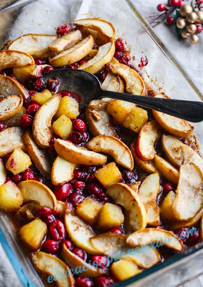 Easy Spiced Hot Fruit Bake