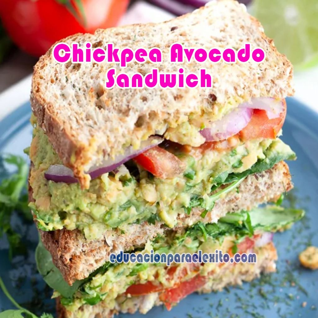 Chickpea Avocado Sandwich