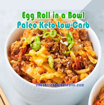 Egg Roll in a Bowl Paleo Keto Low-Carb
