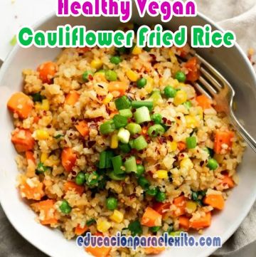 Healthy Vegan Cauliflower Fried Rice