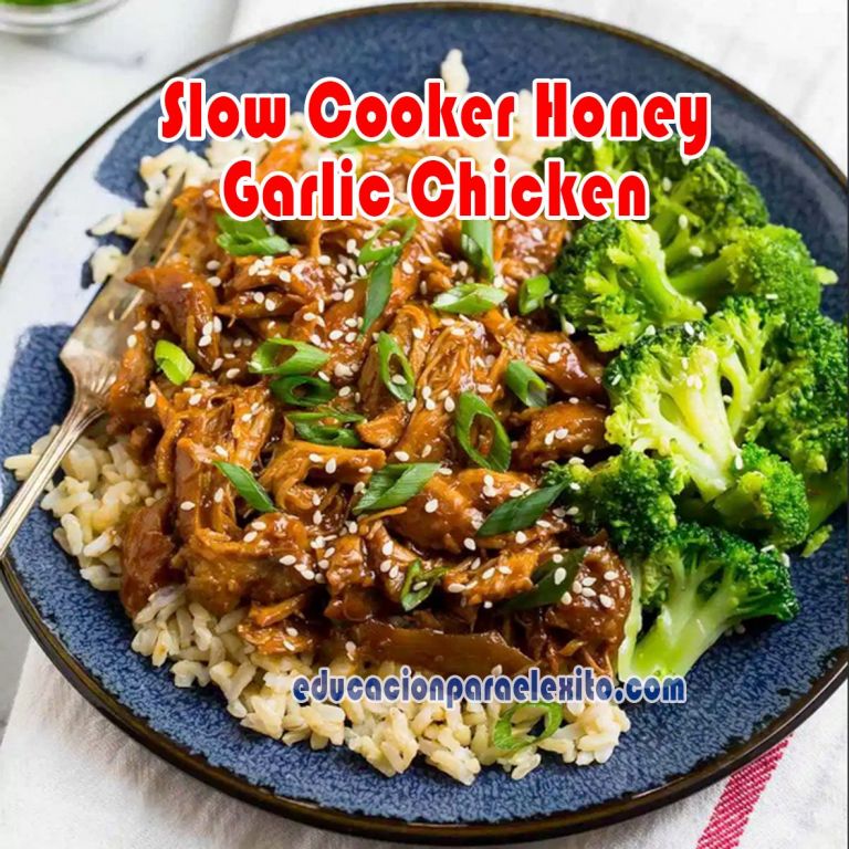 Slow Cooker Honey Garlic Chicken Educacionparaelexito