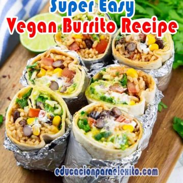 Super Easy Vegan Burrito Recipe