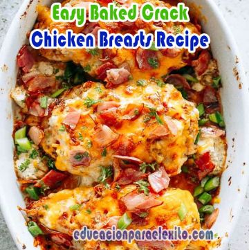 Easy Baked Crack Chicken Breasts Recipe