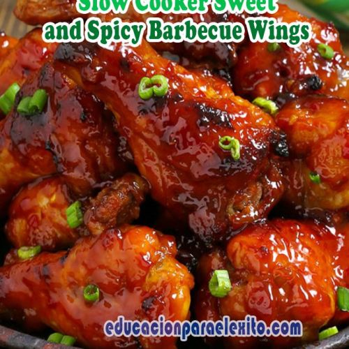 Slow Cooker Sweet and Spicy Barbecue Wings - Educacionparaelexito