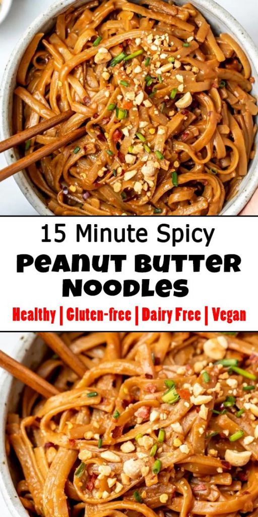 Vegan Creamy Peanut Butter Spicy Miso Noodles - WINNIESBALANCE