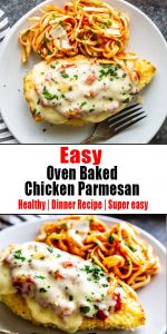 Easy Oven Baked Chicken Parmesan - Educacionparaelexito