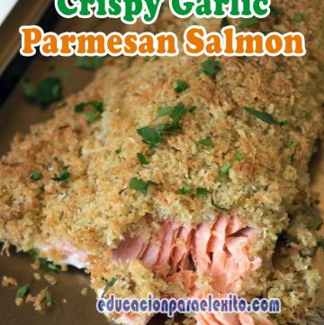 Crispy Garlic Parmesan Salmon Recipe - Educacionparaelexito