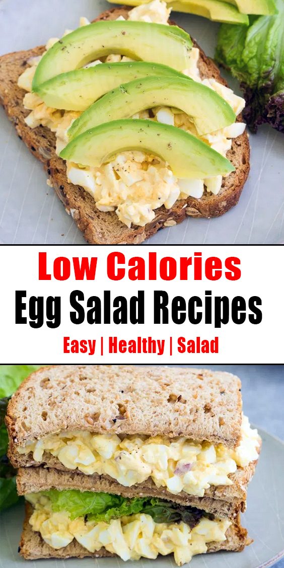 Easy Healthy Egg Salad Recipes Low Calories Educacionparaelexito