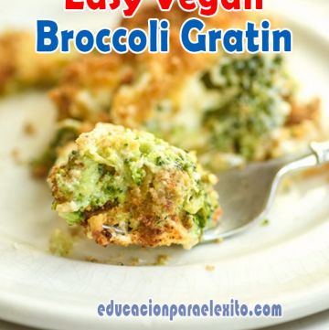 Easy Vegan Broccoli Gratin recipe