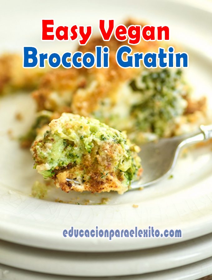 Easy Vegan Broccoli Gratin recipe