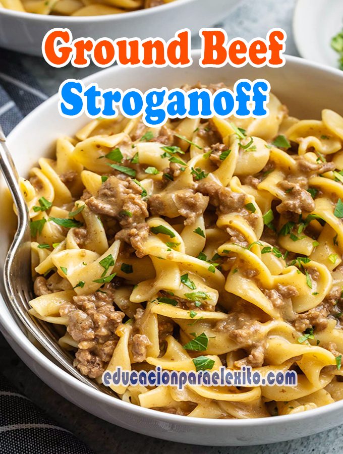 Ground Beef Stroganoff