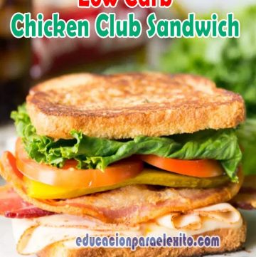 Low Carb Chicken Club Sandwich