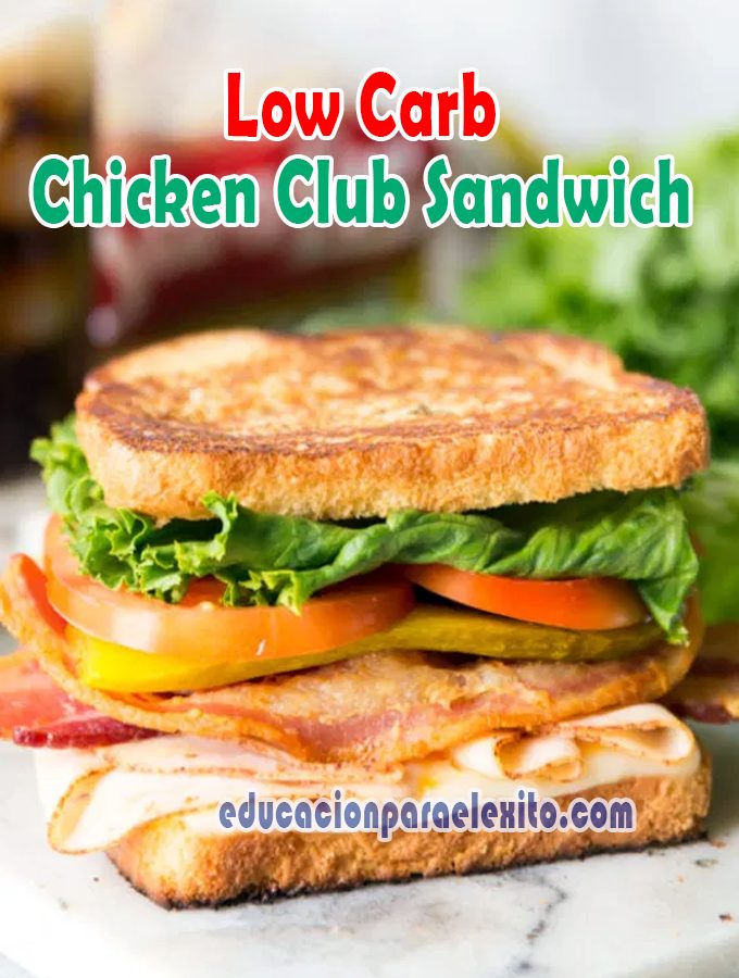 Low Carb Chicken Club Sandwich